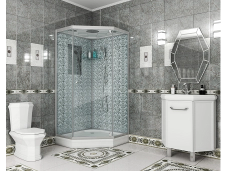 Душевая кабина Niagara Luxe NG-7701DW 90x90 с низким поддоном, прозрачным стеклом 7701DW - фото 2