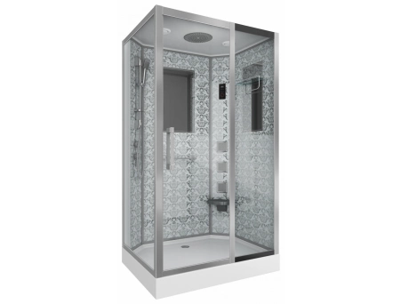 Душевая кабина Niagara Luxe NG-7711WR 90x120 с низким поддоном, прозрачным стеклом 7711WR