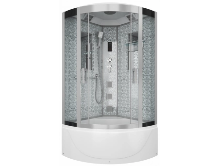 Душевая кабина Niagara Luxe NG-7790W 90x90 с высоким поддоном, прозрачным стеклом 7790W
