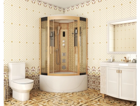 Душевая кабина Niagara Luxe NG-7790G 90x90 с высоким поддоном, прозрачным стеклом 7790G - фото 2