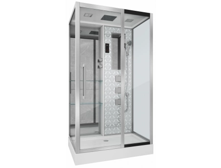 Душевая кабина Niagara Luxe NG-7713WR 82x120 с низким поддоном, прозрачным стеклом 7713WR