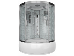 Душевая кабина Niagara Luxe NG-7744W 120x120 высокий поддон, прозрачное стекло