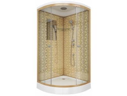 Душевая кабина Niagara Luxe NG-7702G 100x100 низкий поддон, прозрачное стекло