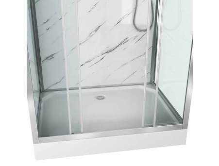 Душевая кабина Niagara Luxe NG-7772QM 120x90 с низким поддоном, прозрачным стеклом 7772QM - фото 2