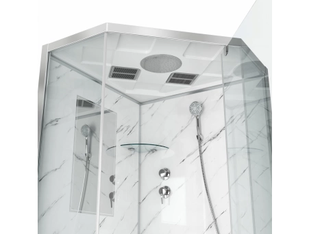 Душевая кабина Niagara Luxe NG-7702DM 100x100 с низким поддоном, прозрачным стеклом 7702DM - фото 3