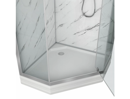 Душевая кабина Niagara Luxe NG-7702DM 100x100 с низким поддоном, прозрачным стеклом 7702DM - фото 2