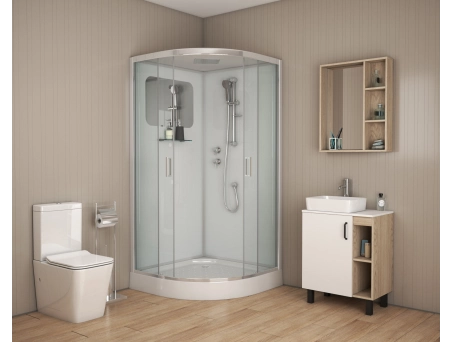 Душевая кабина Niagara Premium NG-6002-01 100x100 с низким поддоном, прозрачным стеклом 60020114 - фото 2