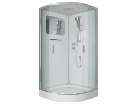 Душевая кабина Niagara Premium NG-6002-01 100x100 с низким поддоном, прозрачным стеклом 60020114