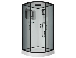 Душевая кабина Niagara Premium NG-6901-01 Black 90x90 низкий поддон, тонированное стекло
