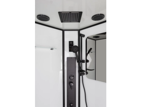 Душевая кабина Niagara Premium NG-6902-01G Black 100x100 с низким поддоном, тонированным стеклом 69020134GBLACK - фото 3