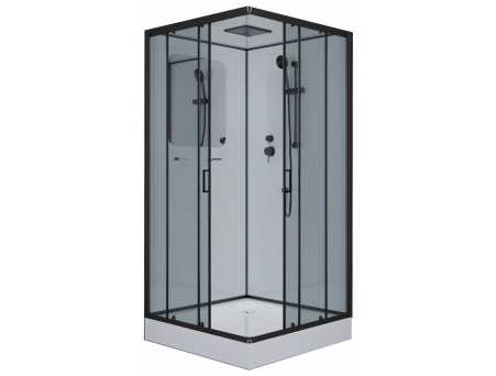 Душевая кабина Niagara Premium NG-6901-01Q Black 90x90 с низким поддоном, тонированным стеклом 69010134QBLACK