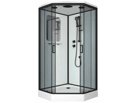 Душевая кабина Niagara Premium NG-6901-01D Black 90x90 с низким поддоном, тонированным стеклом 69010134DBLACK