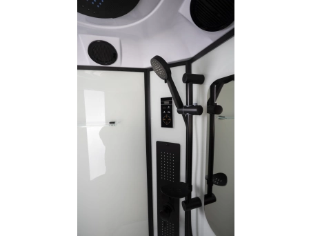 Душевая кабина Niagara Premium NG-6901-01GD Black 90x90 с низким поддоном, тонированным стеклом 69010134GDBLACK - фото 5