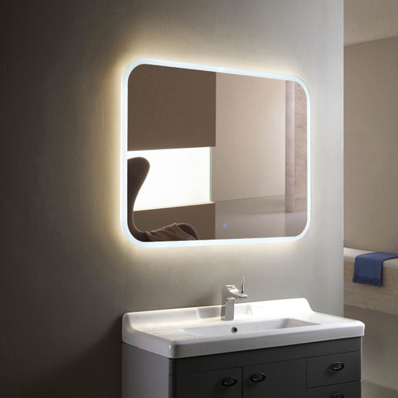 Зеркало Azario Стив-2 100х80 (LED) сенсорное, с диммером и подогревом ФР-00001937