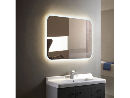 Зеркало Azario Стив-2 100х80 (LED) сенсорное, с диммером и подогревом ФР-00001937 - фото 2