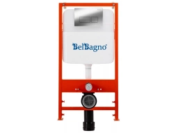 Инсталляция для унитаза BelBagno BB026 с клавишей BB041CR хром