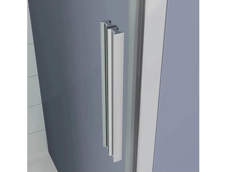 Душевой уголок Veconi Ottimo P20SP CH 110x90 с хромированным профилем, прозрачным стеклом (OP20CH-SP-11090-01-C9) - фото 2