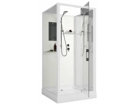 Душевая кабина Niagara Standart ST90/15Q/BK 90x90 низкий поддон, прозрачное стекло - фото 2