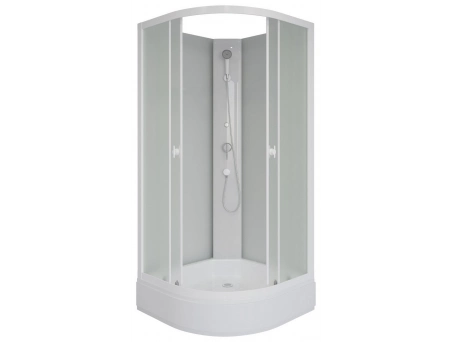 Душевая кабина Niagara Promo P90/26/MT/BK 90x90 со средним поддоном, матовым стеклом