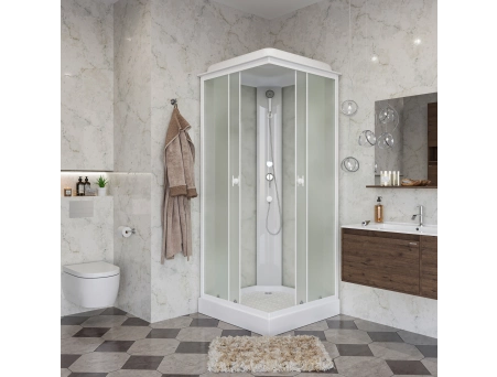 Душевая кабина Niagara Promo P90/13Q/MT 90x90 с низким поддоном, матовым стеклом - фото 2