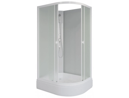 Душевая кабина Niagara Promo P100/70/26L/MT/BK 100x70 со средним поддоном, матовым стеклом