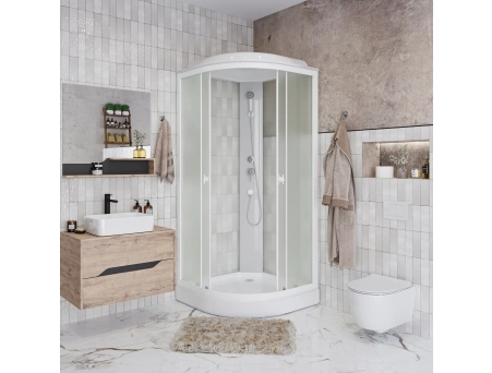 Душевая кабина Niagara Promo P90/13/MT 90x90 с низким поддоном, матовым стеклом - фото 3