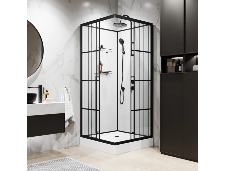 Душевая кабина Niagara Standart ST90/15QR/KL/BKT 90x90 с низким поддоном, прозрачным стеклом - фото 4