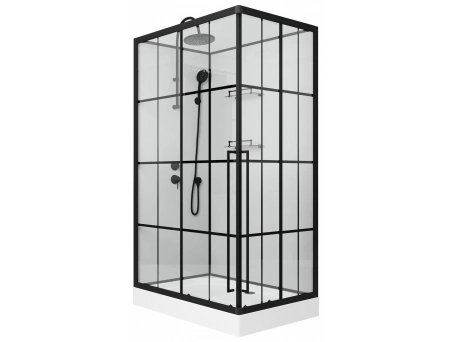 Душевая кабина Niagara Standart ST100/80/15QL/KL/BKT 100x80 с низким поддоном, прозрачным стеклом - фото 2