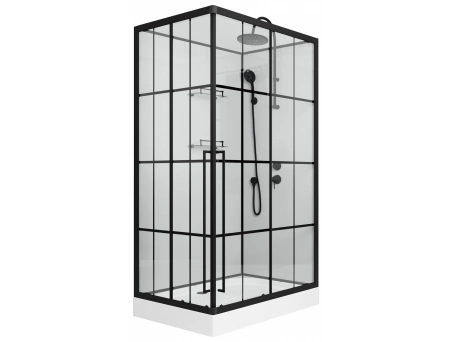 Душевая кабина Niagara Standart ST120/80/15QR/KL/BKT 120x80 с низким поддоном, прозрачным стеклом - фото 2