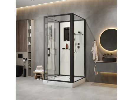 Душевая кабина Niagara Standart ST90/15Q/BL/BK 90x90 с низким поддоном, прозрачным стеклом - фото 3