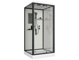 Душевая кабина Niagara Standart ST100/15Q/BL 100x100 низкий поддон, прозрачное стекло