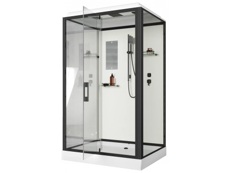 Душевая кабина Niagara Standart ST120/90/15Q/BL 120x90 с низким поддоном, прозрачным стеклом - фото 2