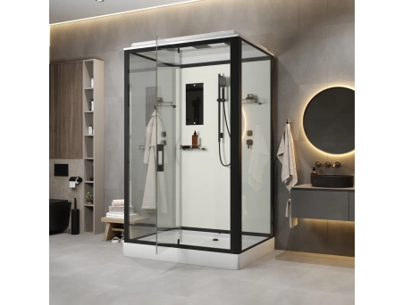 Душевая кабина Niagara Standart ST120/90/15Q/BL 120x90 с низким поддоном, прозрачным стеклом - фото 3