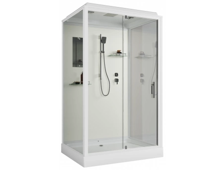 Душевая кабина Niagara Standart ST100/80/15Q 100x80 с низким поддоном, прозрачным стеклом