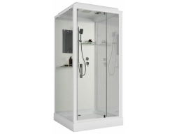 Душевая кабина Niagara Standart ST80/15Q 80x80 низкий поддон, прозрачное стекло