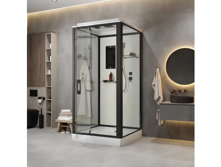 Душевая кабина Niagara Standart ST80/15Q/BL 80x80 с низким поддоном, прозрачным стеклом - фото 3