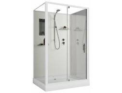 Душевая кабина Niagara Standart ST120/90/15Q/BK 120x90 низкий поддон, прозрачное стекло