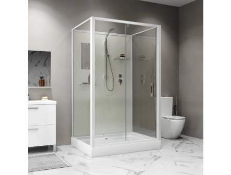 Душевая кабина Niagara Standart ST120/90/15Q/BK 120x90 с низким поддоном, прозрачным стеклом - фото 3
