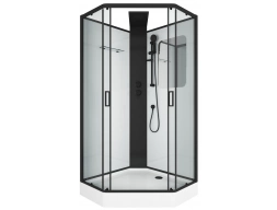 Душевая кабина Grossman Elegans GR251D 90x90 низкий поддон, прозрачное стекло