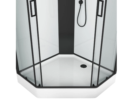 Душевая кабина Grossman Elegans GR251D 90x90 с низким поддоном, прозрачным стеклом - фото 4