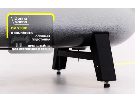 Стальная ванна ВИЗ Donna Vanna 170x70 белая орхидея (с ножками) DV-75901 - фото 3