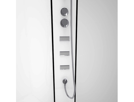 Душевая кабина Loranto Neo CS-21813 120x80 с низким поддоном, прозрачным стеклом (без крыши) - фото 6