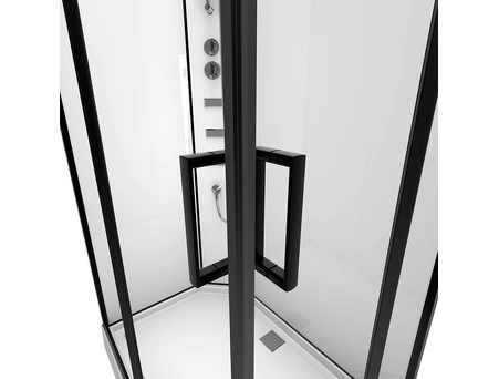 Душевая кабина Loranto Neo CS-21813 120x80 с низким поддоном, прозрачным стеклом (без крыши) - фото 5