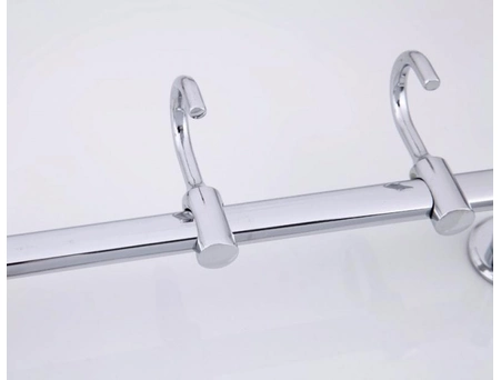 Вешалка Frap F205-3 на 3 крючка хромированная - фото 10