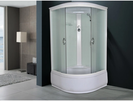 Душевая кабина Loranto CS-1200 Hi F 120x120 с высоким поддоном, матовым стеклом - фото 2