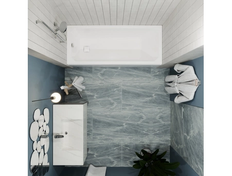 Акриловая ванна Triton Прага 170x70 (с каркасом, экраном) Щ0000049118 - фото 4
