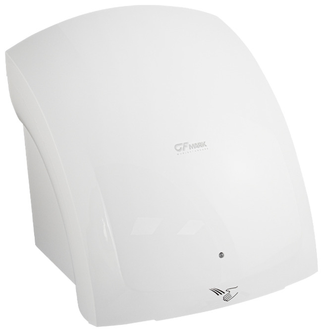 Сушилка для рук GFmark 6900 белая, с подсветкой (1800 Ватт)
