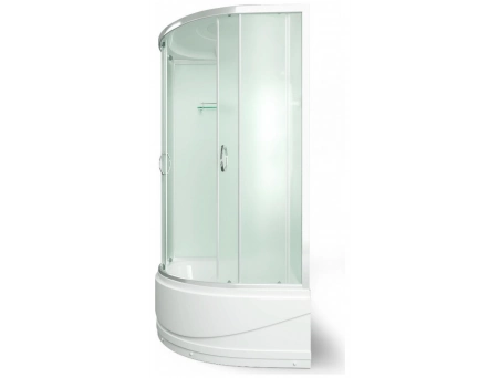 Душевая кабина Erlit ER 3509TP-C3-RUS 90x90 с высоким поддоном, матовым стеклом - фото 7