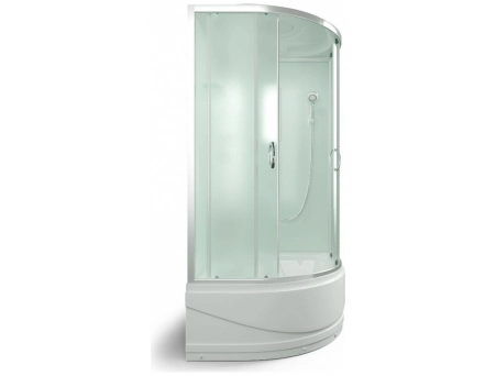 Душевая кабина Erlit ER 3509TP-C3-RUS 90x90 с высоким поддоном, матовым стеклом - фото 6