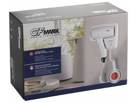Фен для гостиниц и отелей GFmark 6810 белый (1200W) - фото 8